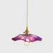 Clara’s Textured Bloom: Industrial Glass Pendant Lamp Lights