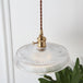 Geometric Elegance Meets Farmhouse Charm: The Geometry Clear Lattice Glass Pendant Light