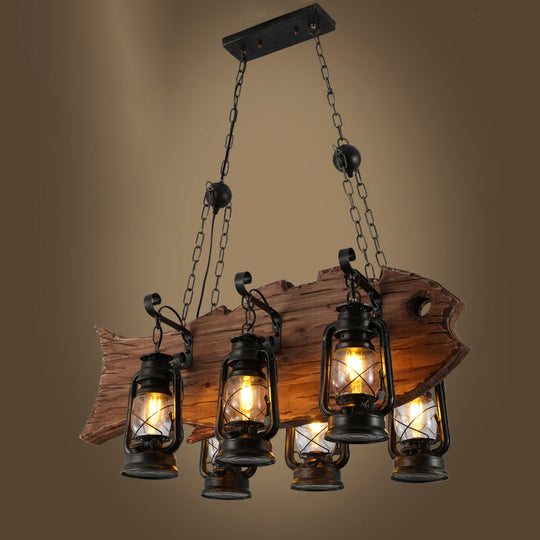 Embrace Coastal Charm With The Black Kerosene Chandelier Pendant Lighting