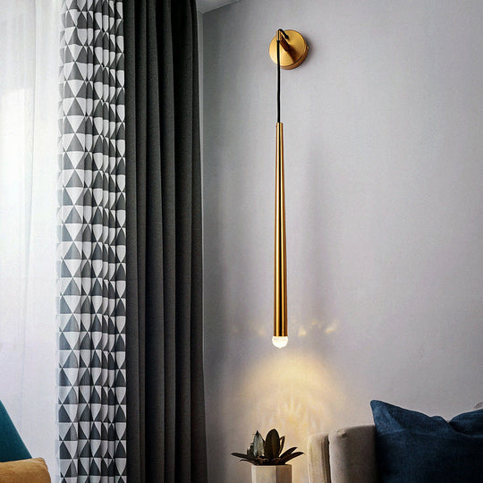 Nordic Charm Meets Modern Elegance: The Gold Crystal Led Wall Sconce