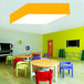 Rhombus: Modern Led Ceiling Light For A Fun And Functional Classroom Yellow