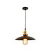 Industrial Pendant Light - Vintage Charm For Dining Rooms Black