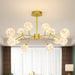 Isabella’s Modern Gold Starry Chandelier