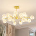 Isabella’s Modern Gold Starry Chandelier