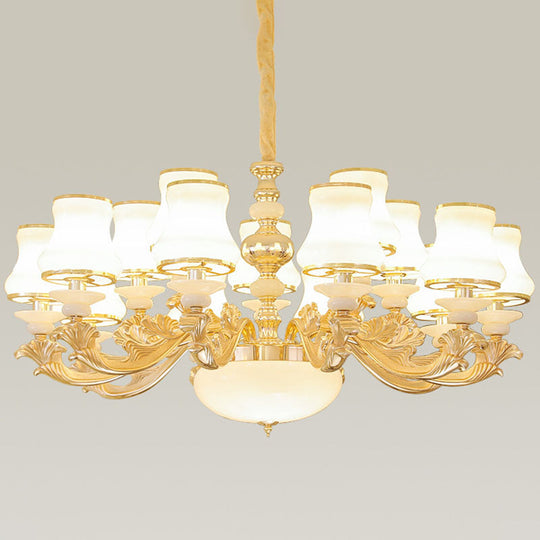 Modern Elegance Meets Versatility: The Curved Arm Metal Chandelier