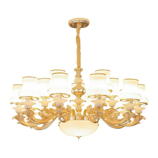 Modern Elegance Meets Versatility: The Curved Arm Metal Chandelier