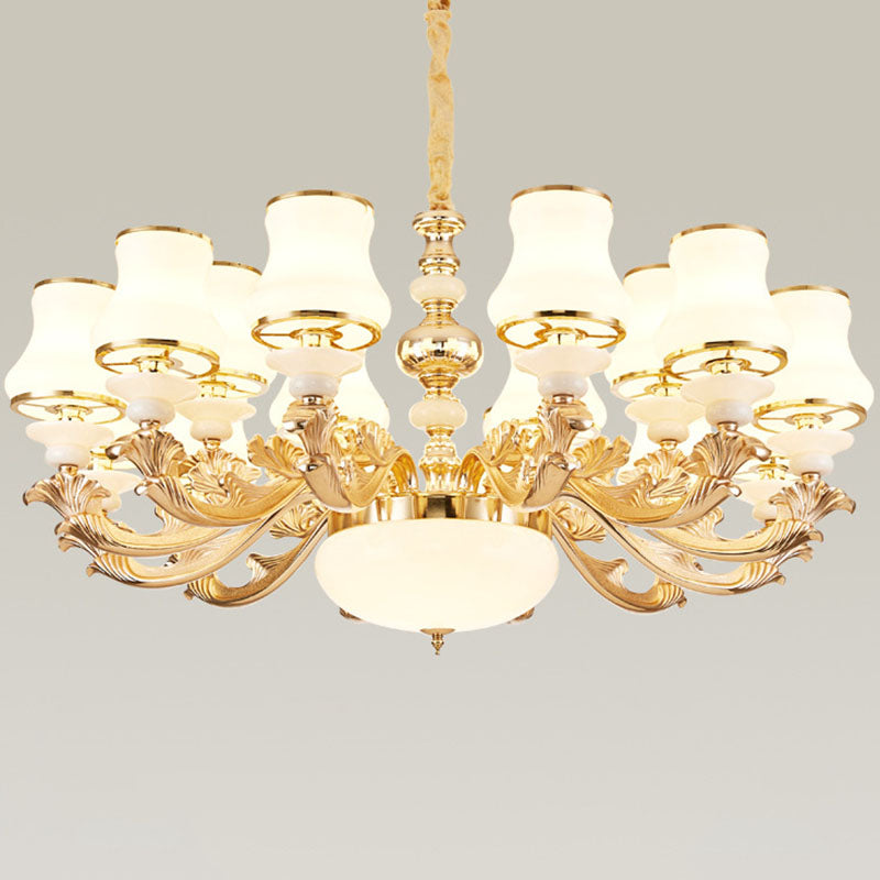 Modern Elegance Meets Versatility: The Curved Arm Metal Chandelier