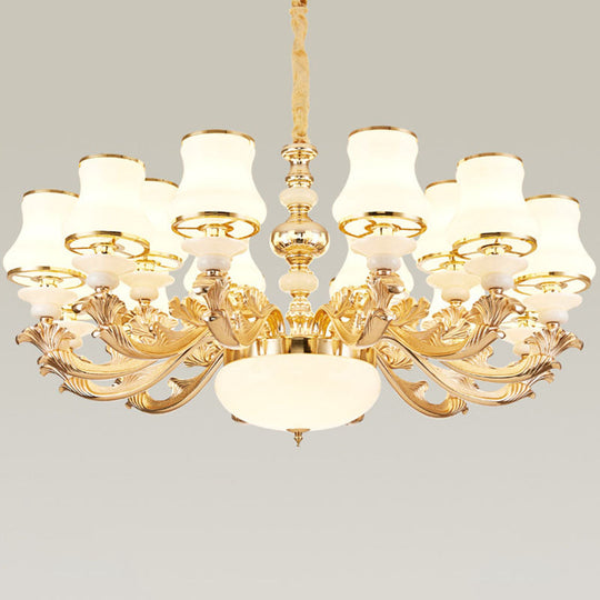 Modern Elegance Meets Versatility: The Curved Arm Metal Chandelier