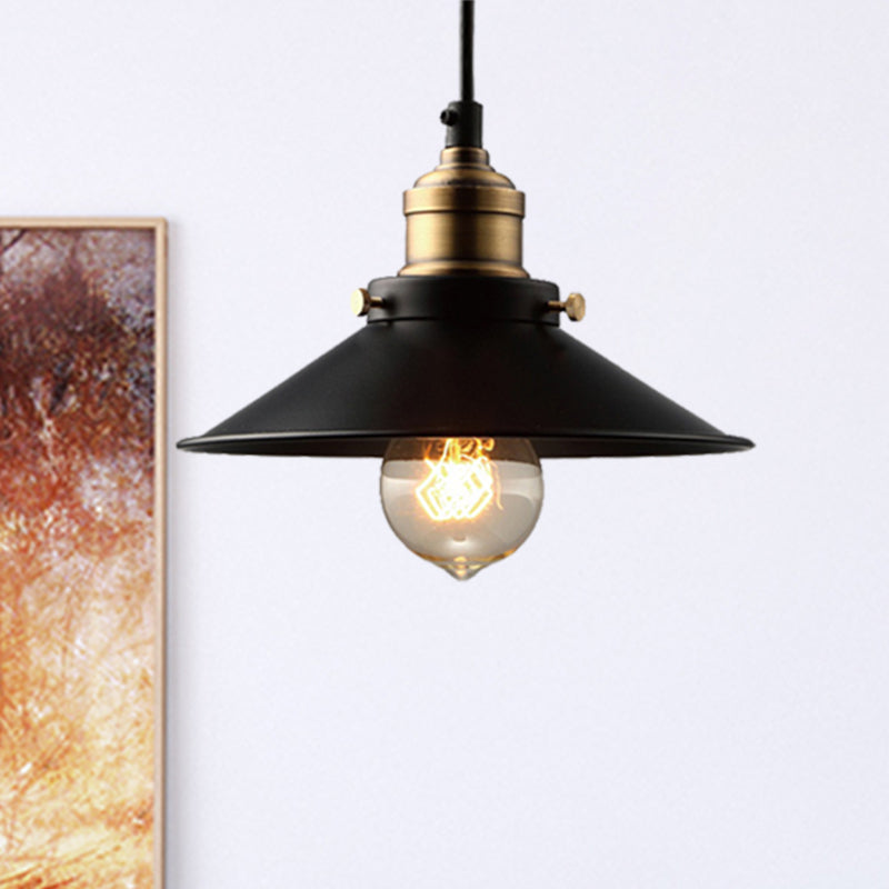 Enliven Your Space With Industrial Chic: The Black Cone Metal Pendant Light