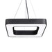 Annie Modern Square Led Pendant Lamp Black / Small Ceiling Light