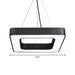 Annie Modern Square Led Pendant Lamp Ceiling Light