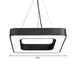 Annie Modern Square Led Pendant Lamp Ceiling Light