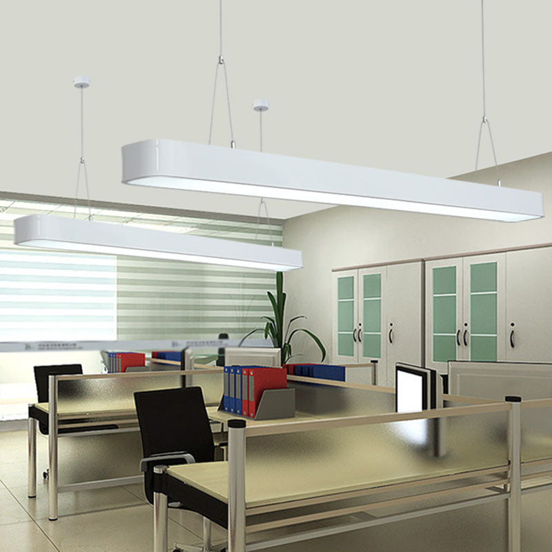 Aspen Elliptical Glow: Modern Led Pendant Light White Lighting