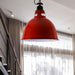 Industrial Brilliance: The Red Dome Shade Pendant Lamp