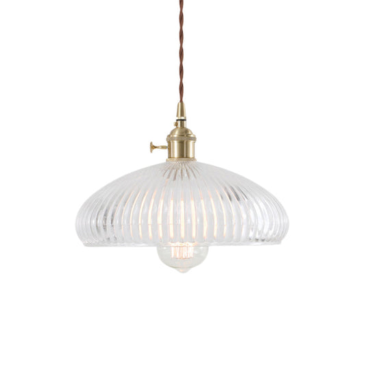 Natalie Vintage Clear Glass Pendant Lamp