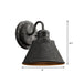 Bella Silver Metal Sconce Light Cone - Industrial Bedroom Wall Lighting Wall Light