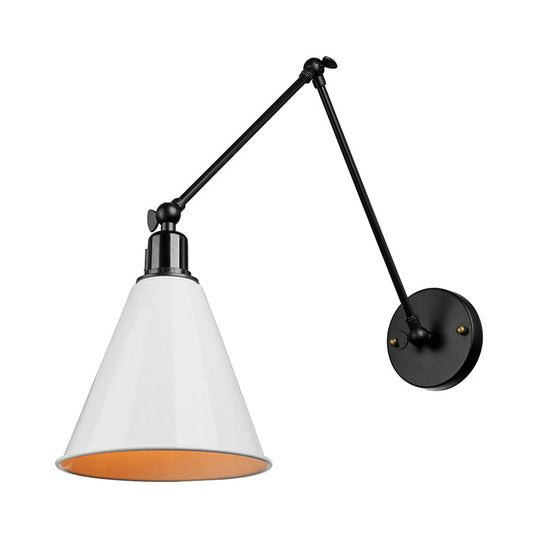 Alistair’s Industrial Wall Sconce - Classic 1 - Light Swing Arm Wall Light