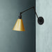 Alistair’s Industrial Wall Sconce - Classic 1 - Light Swing Arm Brass / 6’ + 6’ Wall Light