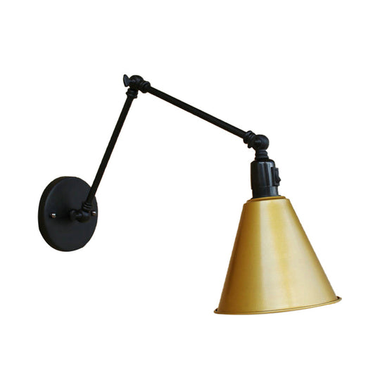 Alistair’s Industrial Wall Sconce - Classic 1 - Light Swing Arm Wall Light