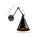 Alistair’s Industrial Wall Sconce - Classic 1 - Light Swing Arm Wall Light