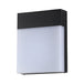 Coralie’s Modern Led Outdoor Wall Light - Sleek Black Rectangle Sconce