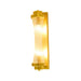 Sara: Crystal Rod Wall Sconce With Two Lights In Gold / F