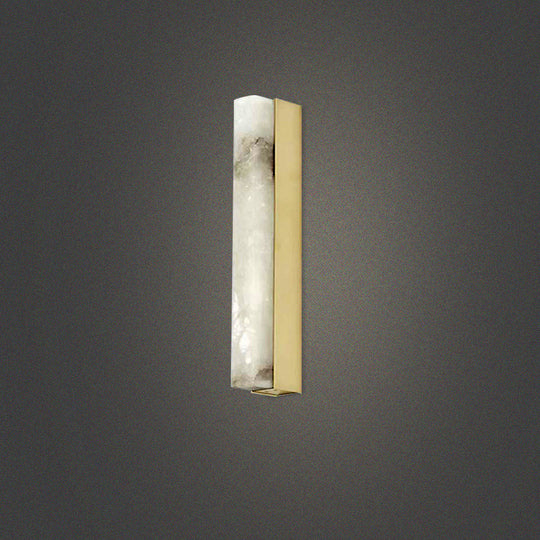June: Rectangular Led Wall Sconce Gold
