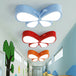 Ily’s Luminous Acrylic Led Flush Mount Ceiling Light - Butterfly Design For Kindergarten And