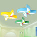 Léa’s Minimalist Led Nursery Ceiling Light - Pinwheel Shade Acrylic Flush Mount