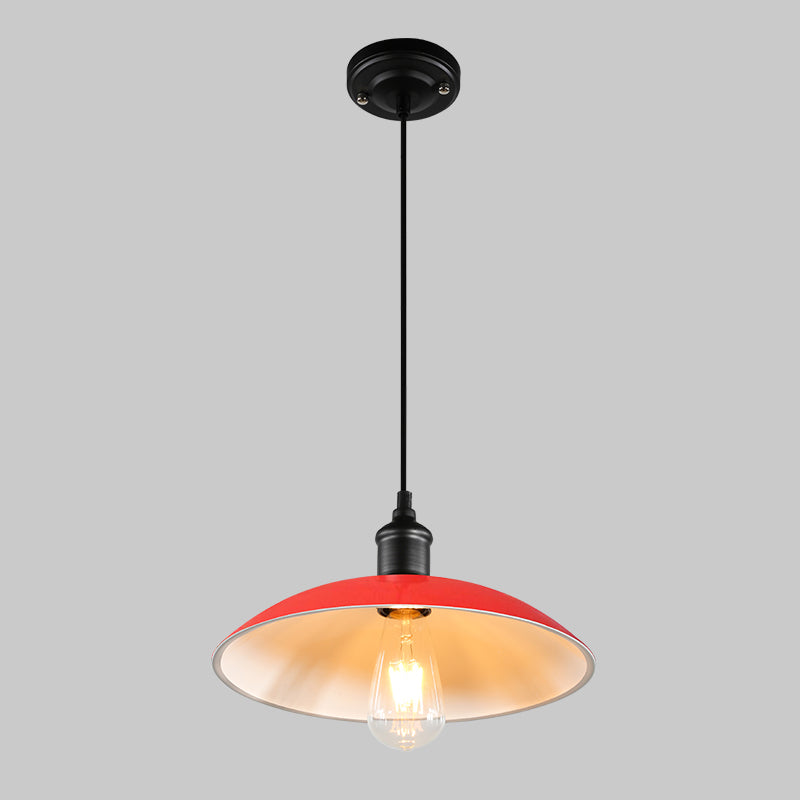 Unveiling The ’Blake’ Industrial Pendant Light: A Versatile Gem For Restaurants Red / 12.5’