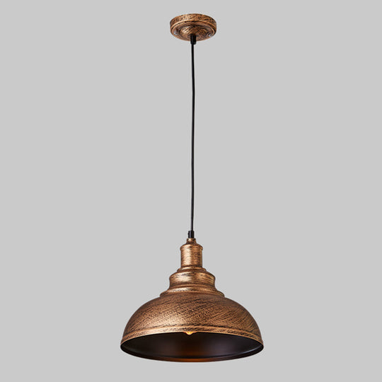 Savannah Metal Pendant Light - Versatile 1 - Light Fixture For Dining Areas Bronze / 12’