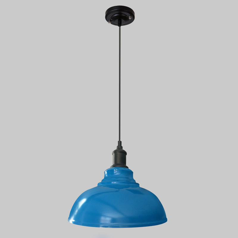 Savannah Metal Pendant Light - Versatile 1 - Light Fixture For Dining Areas Blue / 12’