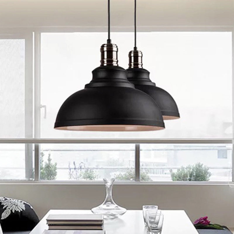 Aaliyah - Adjustable Industrial Dome Pendant Light Lighting