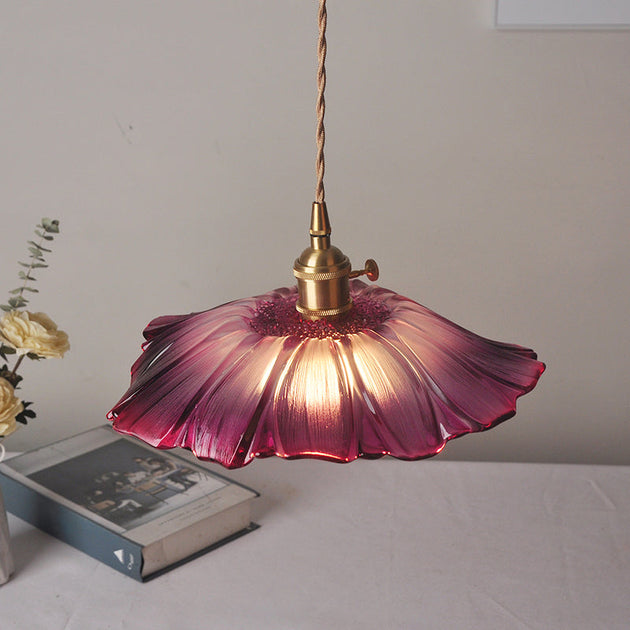 Amina Vintage Floral Hanging Lamp - Adds Industrial Charm Pendant Lighting