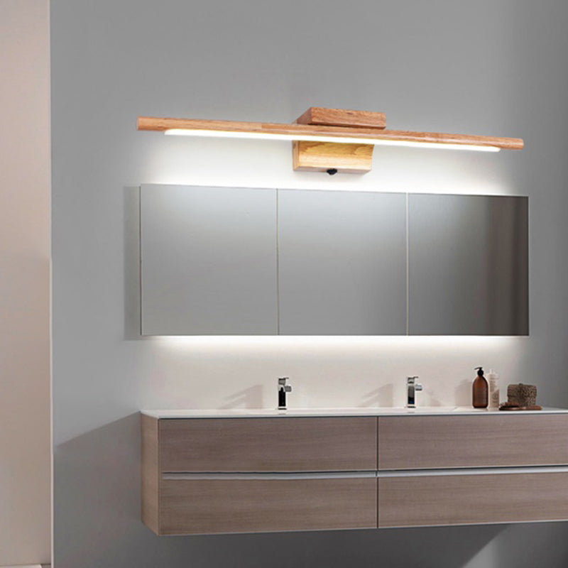 Samantha Modern Stick Sconce: Warmth And Style For Any Room Wood