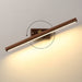 Nordic Simplicity Meets Modern Functionality: The Dark Wood Linear Wall Sconce