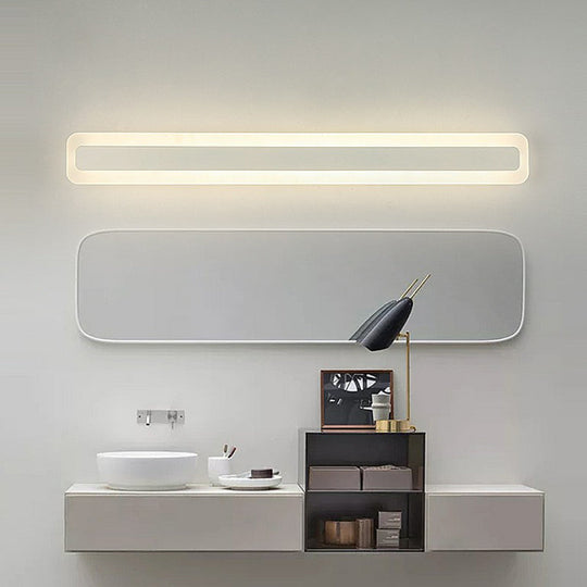 Sophia’s Rectangular Vanity Light - Modern Led Illumination For Bathrooms