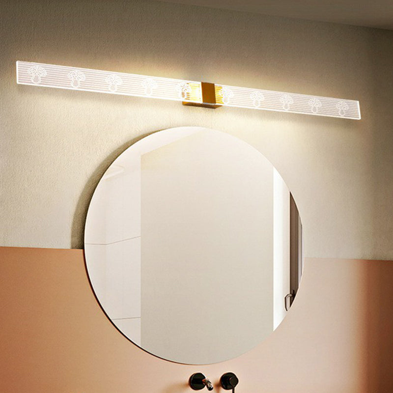 Sienna Modern Gold Led Vanity Sconce / Small B