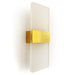 Adelyn Elegance Meets Functionality: Led Wall Sconce For Corridors Gold / White Wall Lamp