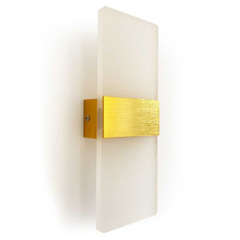 Adelyn Elegance Meets Functionality: Led Wall Sconce For Corridors Gold / White Wall Lamp