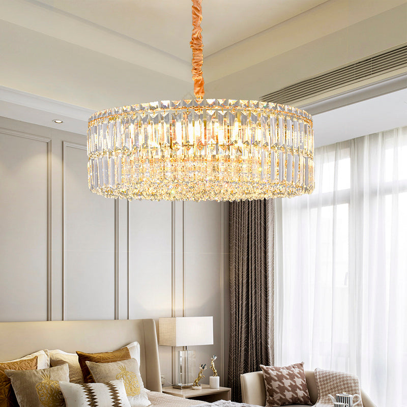 Captivate With Brilliance: Stella’s Modern Crystal Chandelier