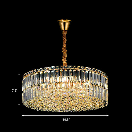 Captivate With Brilliance: Stella’s Modern Crystal Chandelier