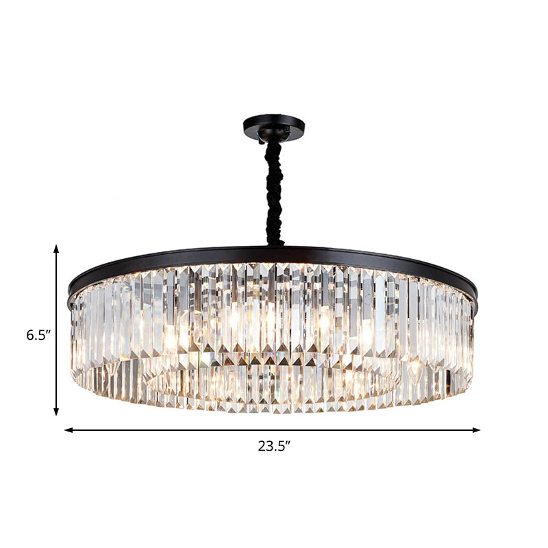 Emilia Modern Crystal Chandelier: Sparkling Elegance In Multiple Sizes (16’ 23.5’ 31.5’)