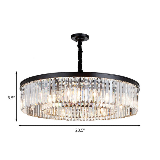 Emilia Modern Crystal Chandelier: Sparkling Elegance In Multiple Sizes (16’ 23.5’ 31.5’)