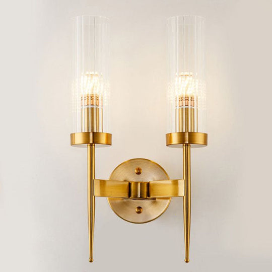 Aura - A Modern Wall Light For Your Stairway Or Hallway 2 / Gold