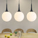 Adeline Modern Globe Pendant - Stylish Glass Light For Dining Rooms Black / 8’ Lighting