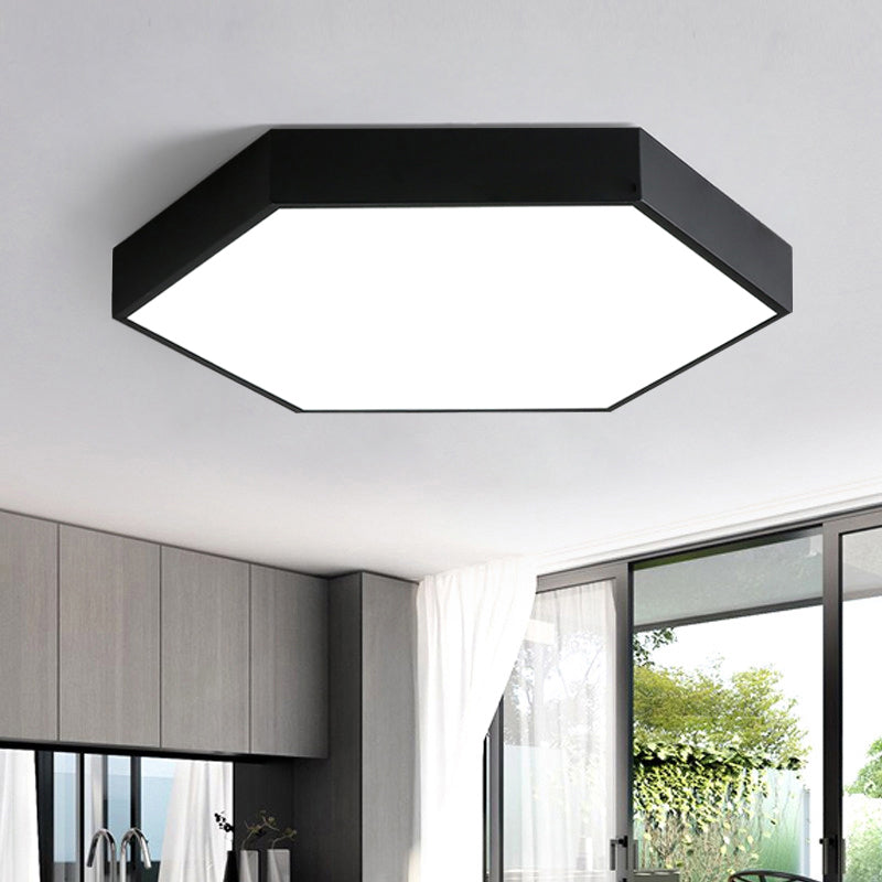 Diana’s Modern Honeycomb Led Flushmount: Illuminate Your Dining Room In Style