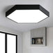 Diana’s Modern Honeycomb Led Flushmount: Illuminate Your Dining Room In Style