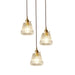 Serenity Industrial Pendant: Modern Tapered Glass For Warm Ambiance