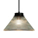 Captivating Vintage Charm: The Clear Ribbed Glass Pendant Ceiling Light Lighting